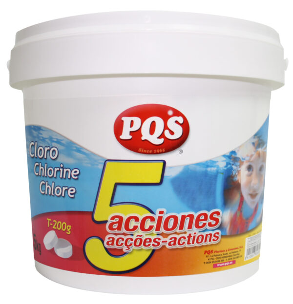 CLORO 5 ACCIONES T-250 PQS