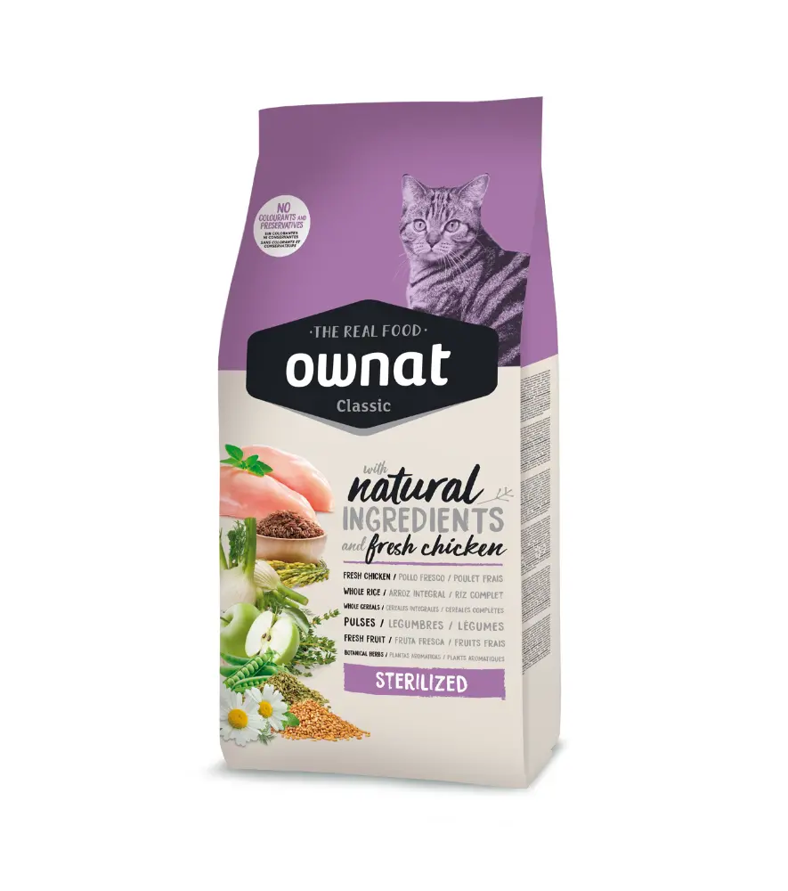 OWNAT CAT STERELISED 1,5 KG